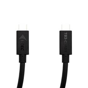 Kabel i-tec Thunderbolt 3, 40 Gbps, 100W USB-C PD, 1,5m černý

