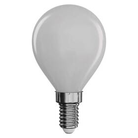 Žárovka LED EMOS Filament Mini Globe, 3,4W, E14, teplá bílá 

