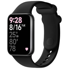 Řemínek FIXED Silicone Strap na Xiaomi Redmi Watch 5/4/6/6NFC , Smart Band 9 Pro/8 Pro černý


