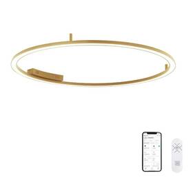 Stropní svítidlo IMMAX NEO FINO, 72W, Zigbee 3.0, TUYA, prům. 120cm zlaté

