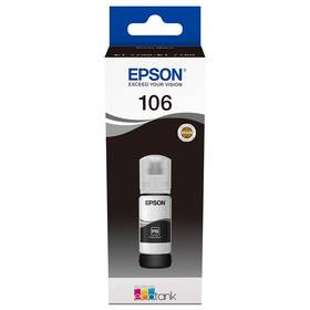 Inkoustová náplň Epson 106 EcoTank, 70 ml - foto černá 

