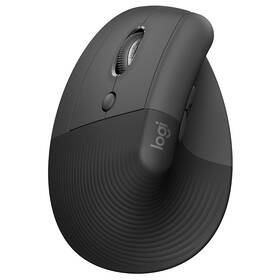 Myš Logitech Lift Left Vertical Ergonomic šedá

