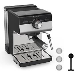 Pákový kávovar Krups XP384E10 Authentic+ C90 nerez
