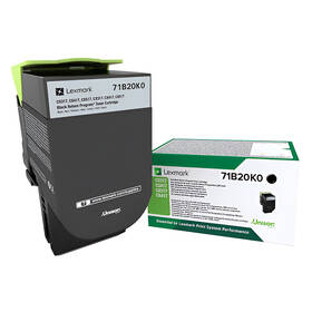 Toner Lexmark 71B20K0, 3000 stran, pro CS417dn/CS317dn/ CX517dn/CX417de/CS517de/CX317dn černý


