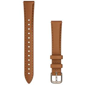 Řemínek Garmin Lily 2 (14 mm), kožený, Tan/Cream Gold 

