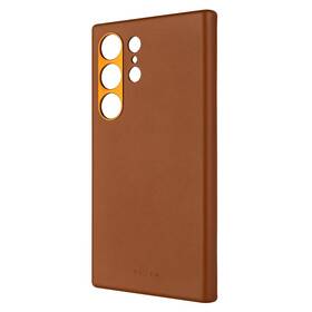 Kryt na mobil FIXED MagLeather s podporou MagSafe na Samsung Galaxy S24 Ultra hnědá barva
