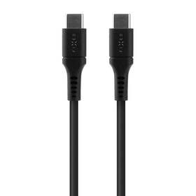Kabel FIXED Liquid silicone USB-C/USB-C s podporou PD, 60W, 1,2m černý

