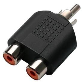 Redukce GoGEN 1xRCA/2xRCA černá

