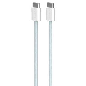 Kabel Puro Fabrik FABK4 USB-C/USB-C, 60 W, 1,5 m modrý

