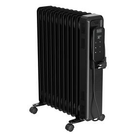 Olejový radiátor BLACK+DECKER BXRA2501E černá barva
