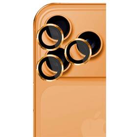 Ochranné sklo čočky fotoaparátu 3mk Lens Protection Pro na Apple iPhone 17 Pro /17 Pro Max oranžové

