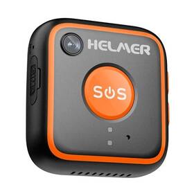 Lokátor Helmer LK 717 + přívěsek černý/oranžový

