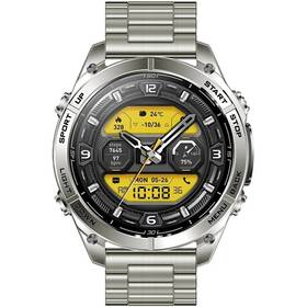 Chytré hodinky Aligator Watch GPS Maps stříbrné


