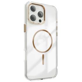 Kryt na mobil CPA Clear Thin Mag na Apple iPhone 17 zlatý/průhledný

