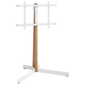 Stojan pro TV Vogel’s TVS 3695W pro úhlopříčky 40" až 77", nosnost 50 kg bílý/dřevo


