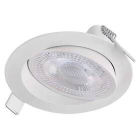 Vestavné svítidlo EMOS Geri 6,5W, 10cm, 780lm, teplá-studená bílá bílé

