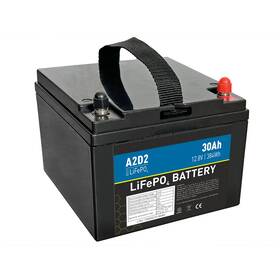 Akumulátor Avacom A2D2 baterie LiFePO4 12,8V 30Ah M6 černý

