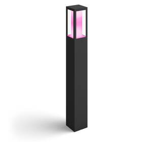 Venkovní svítidlo Philips Impress White and Color Ambiance, sloupek 77cm černé

