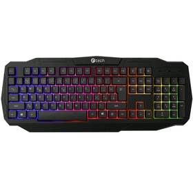 Klávesnice C-Tech Arcus, CZ/SK černá barva
