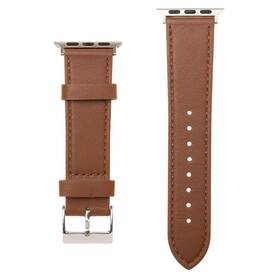 Řemínek FIXED Leather Strap na Apple Watch 42/44/45/49 mm hnědý

