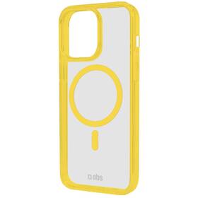 Kryt na mobil SBS Mag Frame s MagSafe na Apple iPhone 15 žlutý

