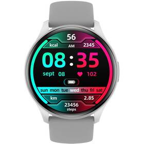 Chytré hodinky Carneo Gear+ Essential 2nd gen stříbrná barva
