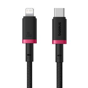 Kabel Baseus Dura USB-C/Lightning, 20W, 1m černý/červený

