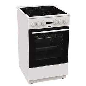 Sklokeramický sporák Mora C 5245 BW bílá barva

