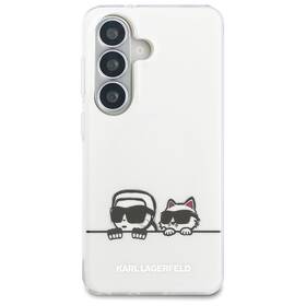 Kryt na mobil Karl Lagerfeld IML K&CH Peekaboo Logo Magnetic na Samsung Galaxy S26+ bílý

