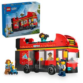 Stavebnice LEGO® City 60407 Červený dvoupodlažní vyhlídkový autobus 

