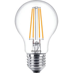  Žárovka LED Philips klasik, 7W, E27, teplá bílá, 3ks