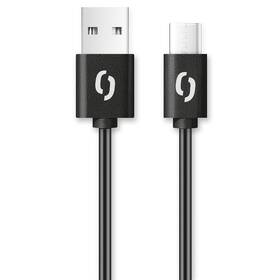 Kabel Aligator USB/USB-C, 2m černá barva
