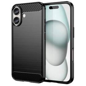 Kryt na mobil WG Carbon na Apple iPhone 16 černý

