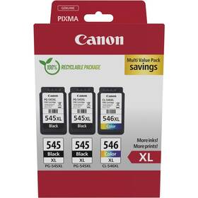 Inkoustová náplň Canon PG-545XLx2/­CL-546XL/­Multipack /­ 2x black+Color /­ 2x15ml+1x13ml 

