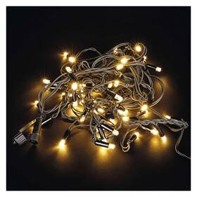 LED řetěz EMOS ICICLE, 50LED, IP44, WW (3m) černý

