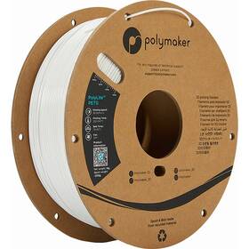 Filament Polymaker PolyLite PETG, 1,75 mm, 1 kg bílý

