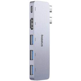 USB Hub Baseus UltraJoy Series 5-Port HUB šedý

