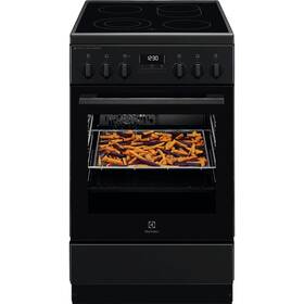 Sklokeramický sporák Electrolux LKR564277K, matná černý

