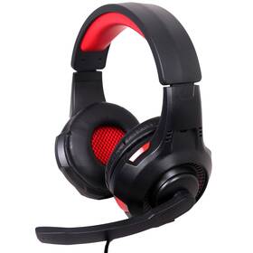 Headset Gembird GHS-U-5.1-01, 5.1 surround černý/červený


