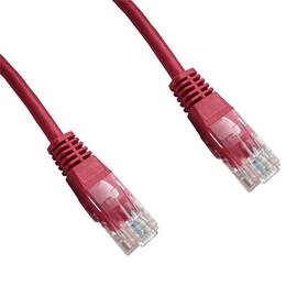 Kabel DATACOM UTP RJ45 Cat.6, 0,5 m červený

