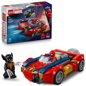 Stavebnice LEGO® ǀ Marvel 76336 Spider-Man a auto vs. venomizovaný Wolverine 

