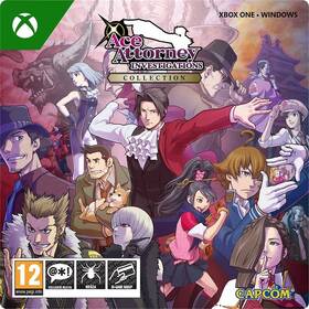  Capcom Xbox One/PC Ace Attorney Investigations Collection - elektronická licence 

