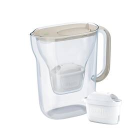 Filtrační konvice BRITA Style Essential s filtrem Maxtra Hard Water Expert, 2, 4 l béžová

