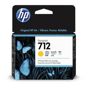 Inkoustová náplň HP 712, 29 ml žlutá


