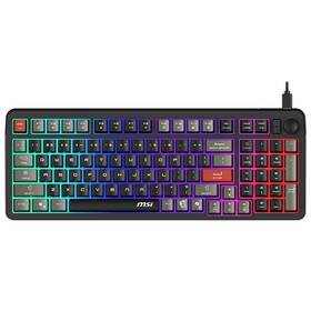 Klávesnice MSI FORGE GK110 černá barva
