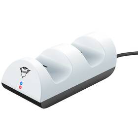 Dokovací stanice Trust GXT 254 Duo Charging Dock pro PS5 bílá

