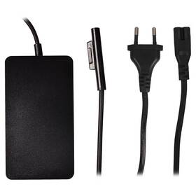 Napájecí adaptér PATONA pro notebooky a tablety Microsoft, 15V, 4A, 65W, konektor Surface Connect, USB výstup 

