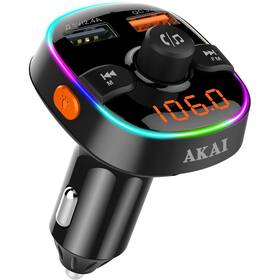 FM Transmitter AKAI FMT-52BT černý


