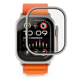 Tvrzené sklo Epico Sapphire na Apple Watch AW Ultra 49mm stříbrné


