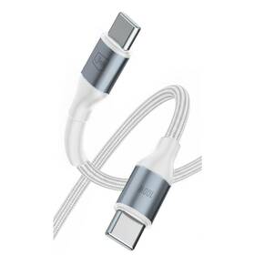 Kabel 3mk Hyper N-SERIES USB-C/USB-C, 100W, 1m bílý

